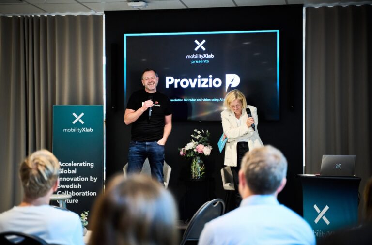 Provizio CEO speaking at MobilityXlab in Sweden